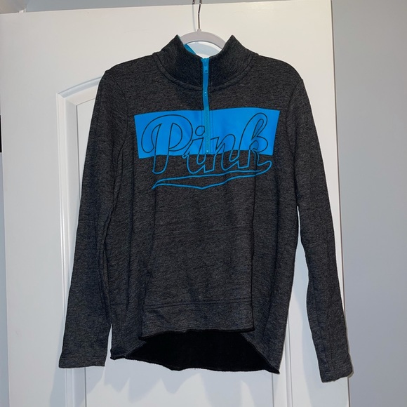 Victoria’s Secret PINK half zip sweatshirt - Picture 1 of 3
